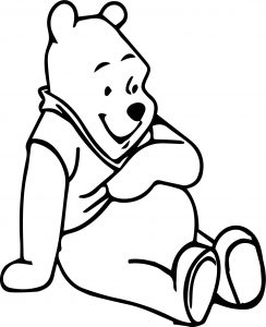 Staying Winnie The Pooh Coloring Page