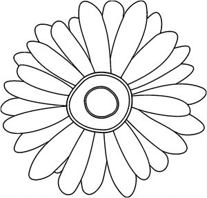 Sunflower Clipart Free Flower Images Flower Coloring Page