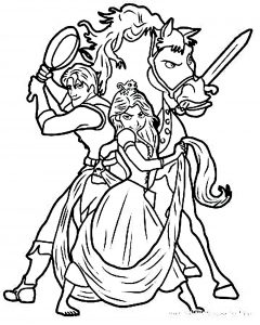 Tangled Coloring Page 02