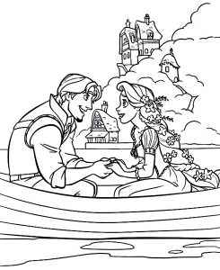 Tangled Coloring Page 04