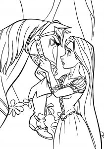 Tangled Coloring Page 08