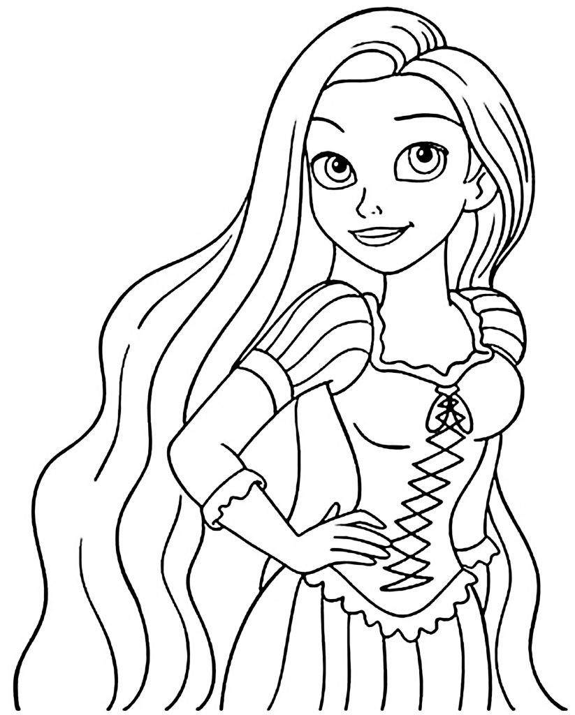 Tangled Coloring Page 12 - Wecoloringpage.com