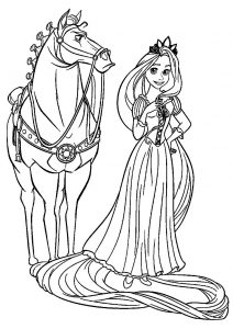 Tangled Coloring Page 16