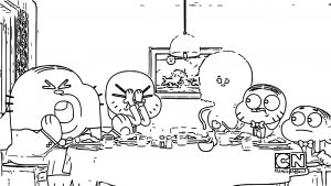 The Amazing World Of Gumball The Egg Coloring Page