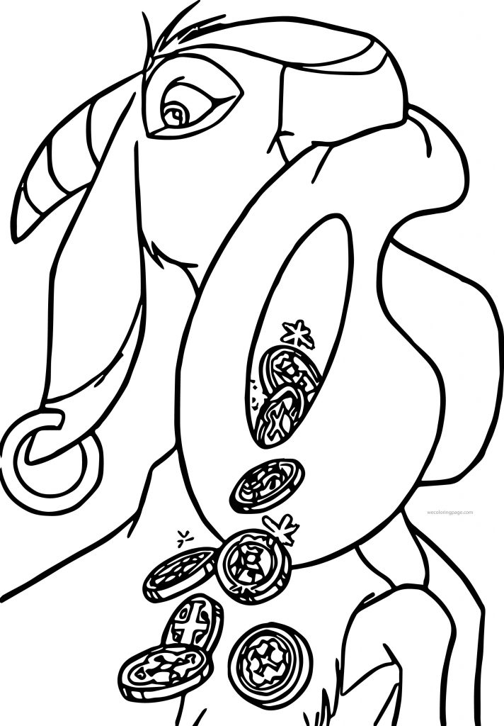 coloring pages djali the hunchback of notre dame