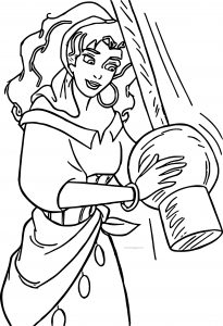 The Hunchback Of Notre Dame Esbell Cartoon Coloring Pages