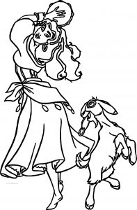 The Hunchback Of Notre Dame Esdance 2 Cartoon Coloring Pages