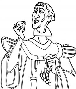The Hunchback Of Notre Dame Frollograpes Cartoon Coloring Pages