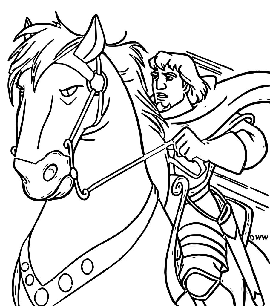 The Hunchback Of Notre Dame Hbhorse2 Cartoon Coloring Pages ...