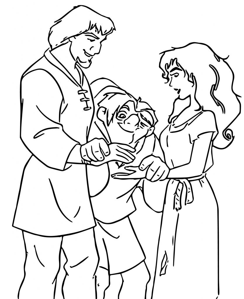 The Hunchback Of Notre Dame Quhands Cartoon Coloring Pages ...