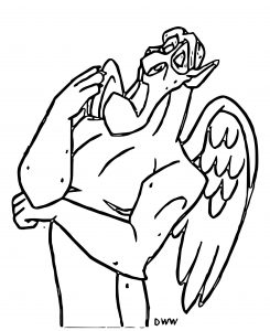 The Hunchback Of Notre Dame Victor2 Cartoon Coloring Pages