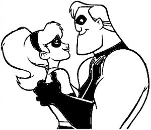 The Incredibles Coloring Page 09