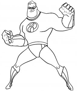 The Incredibles Coloring Page 42