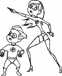 The Incredibles Coloring Pages 03