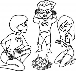 The Incredibles Coloring Pages 13