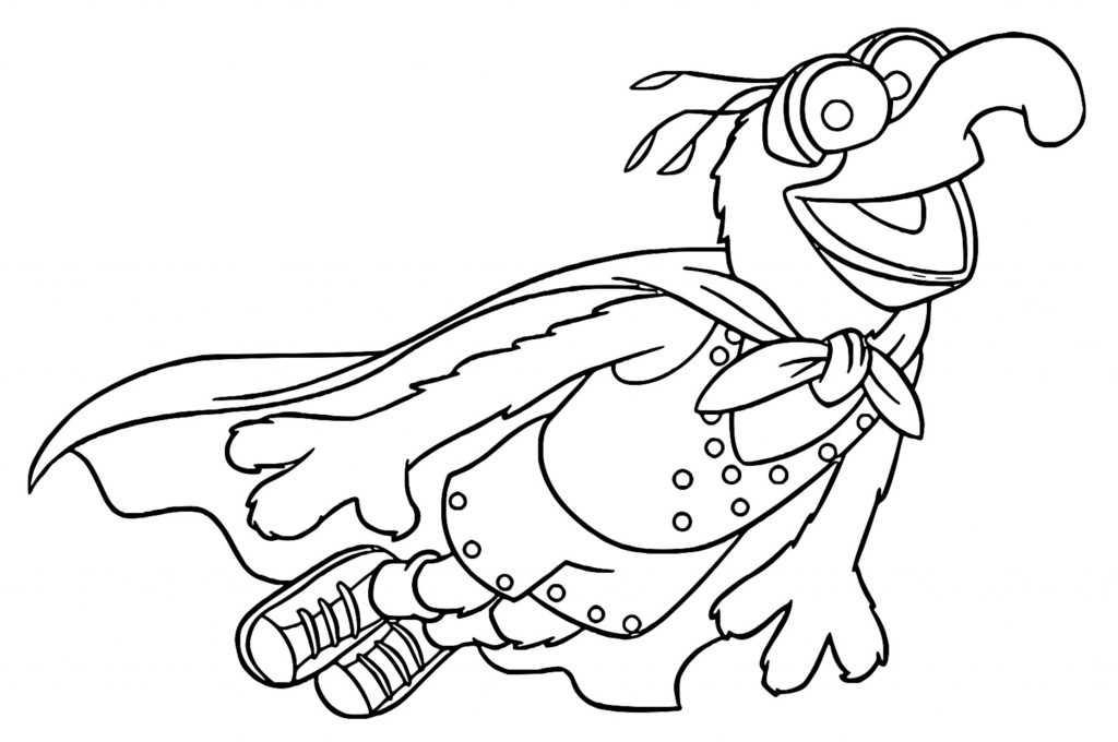 The Muppets muppets gonzo 4 Cartoon Coloring Page - Wecoloringpage.com