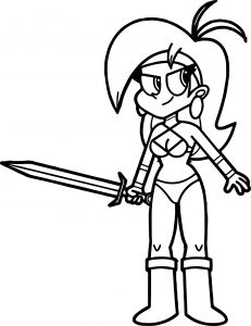 Vambre As Tyris Flare Mighty Magiswords Coloring Page