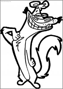 Weasel Baboon Me Free Printable Coloring Page
