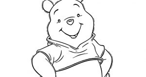 Winnie The Pooh Cartoon Coloring Page