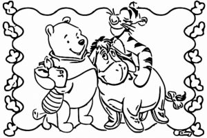 Winnie The Pooh Coloring Page 002