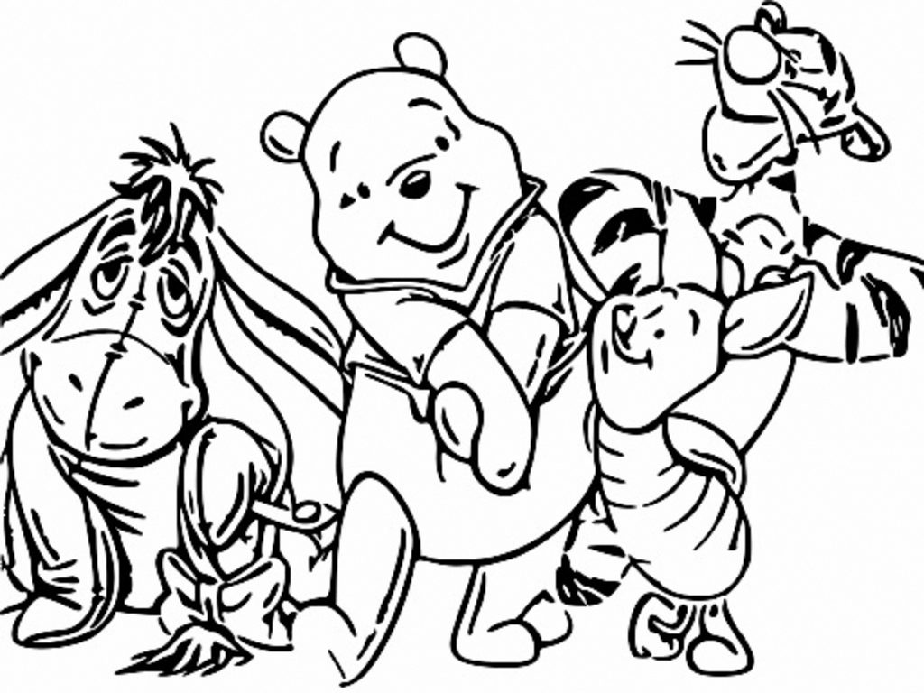 Winnie The Pooh Coloring Page 025 - Wecoloringpage.com