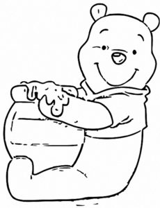 Winnie The Pooh Coloring Page 034