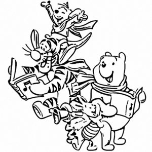 Winnie The Pooh Coloring Page 099