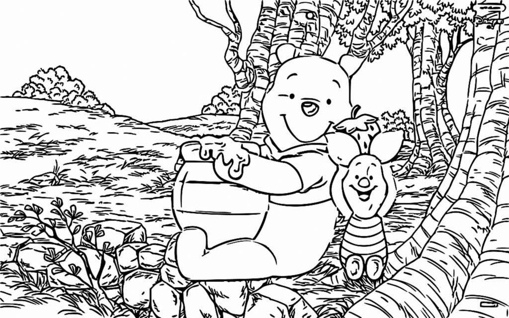 Winnie The Pooh Coloring Page 110 - Wecoloringpage.com