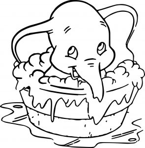 dumbo bath 2 coloring pages