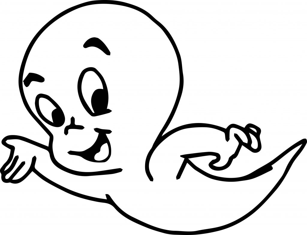 ghost real life clipart free stock casper the friendly ghost coloring ...