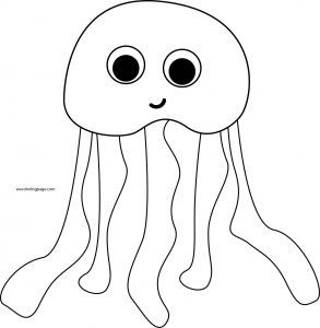 jellyfish wecoloringpage coloring page