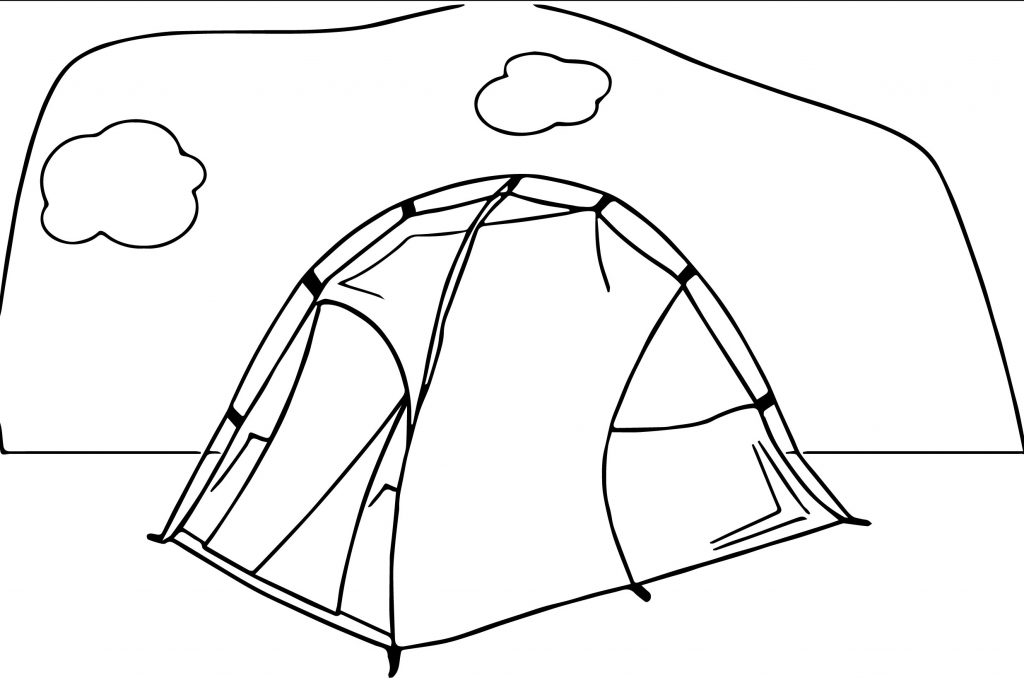 tent_camping_25 coloring page - Wecoloringpage.com