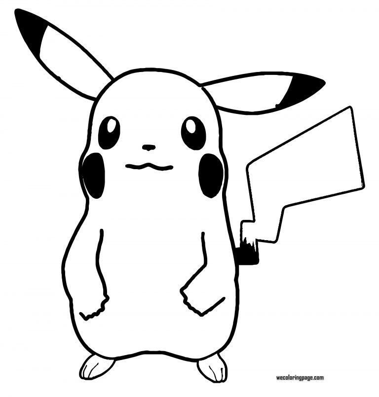 Pokemon Front View Coloring Page - Wecoloringpage.com