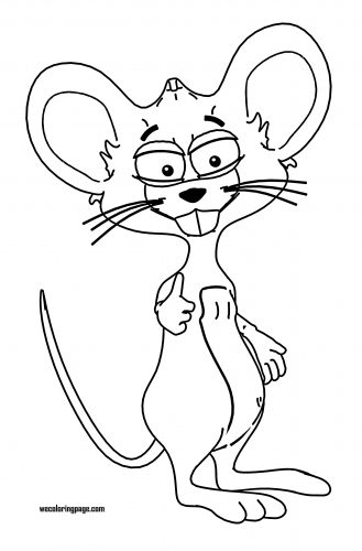 Mouse Max Coloring Page - Wecoloringpage.com