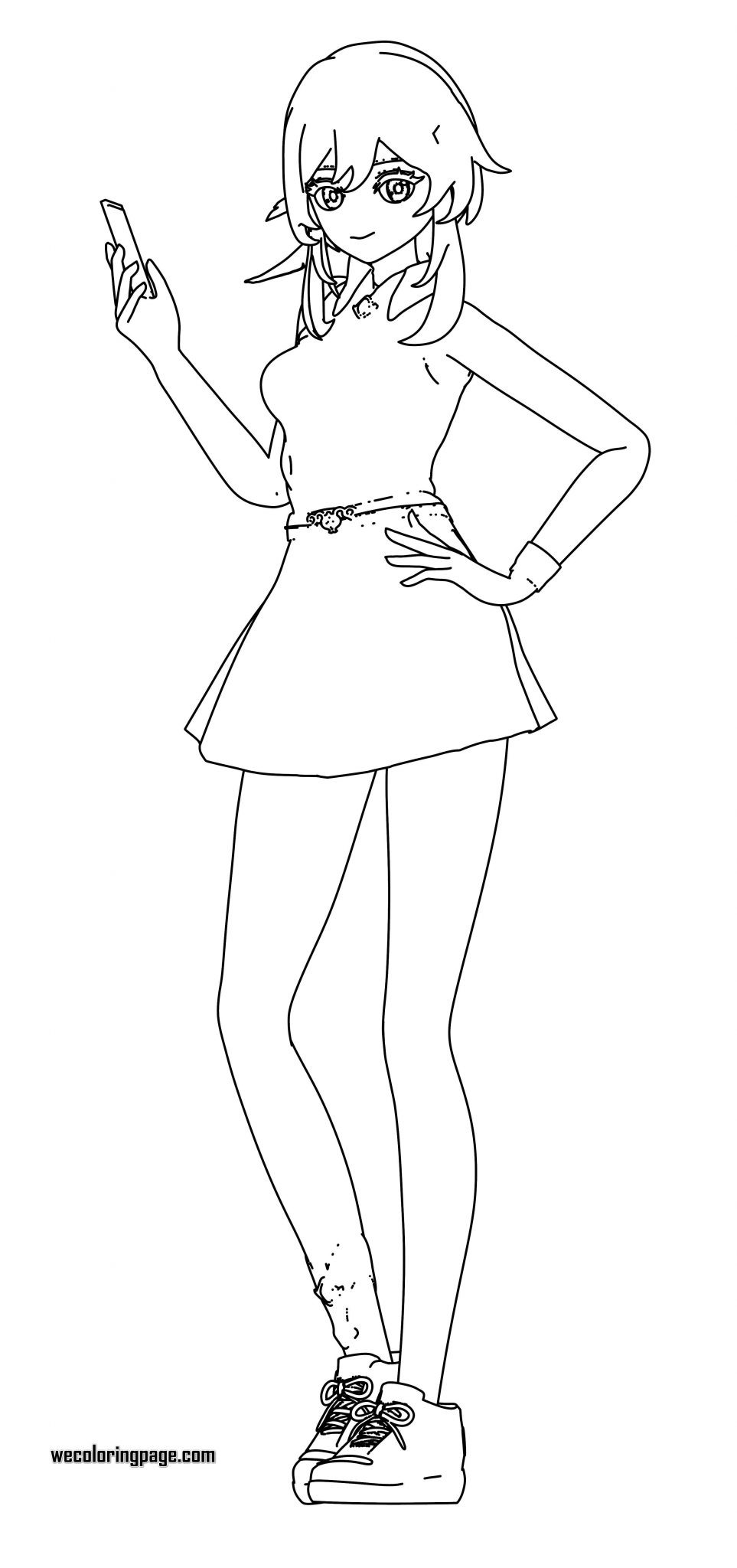 Traveler Genshin Impact Fanart Coloring Page - Wecoloringpage.com