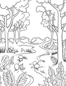 25 Free Fall Coloring Pages for Kids (2023 Printables) | wecoloringpage