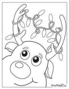 Christmas Coloring Pages - Easy Peasy and Fun|wecoloringpage
