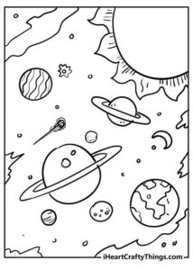 Outer Space Coloring Pages|wecoloringpage