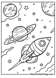 Outer Space Coloring Pages|wecoloringpage