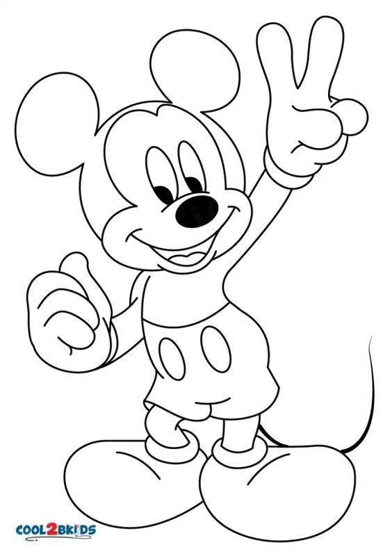 Free Printable Mickey Mouse Coloring Pages For Kids