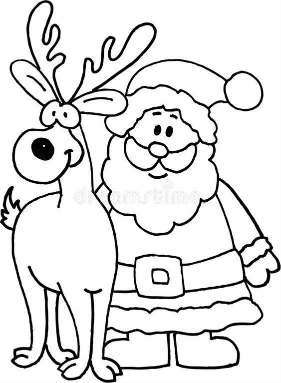 Illustration About Santa Claus Coloring Pages