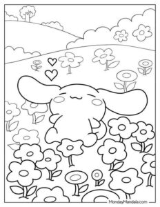 adorable cinnamoroll coloring pages b1bc01