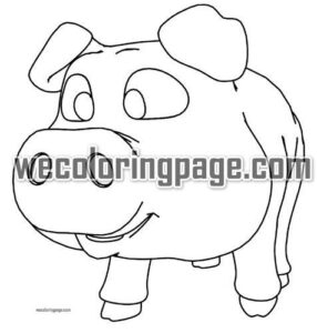 cartoon toon cute pig coloring pages a2d4a1