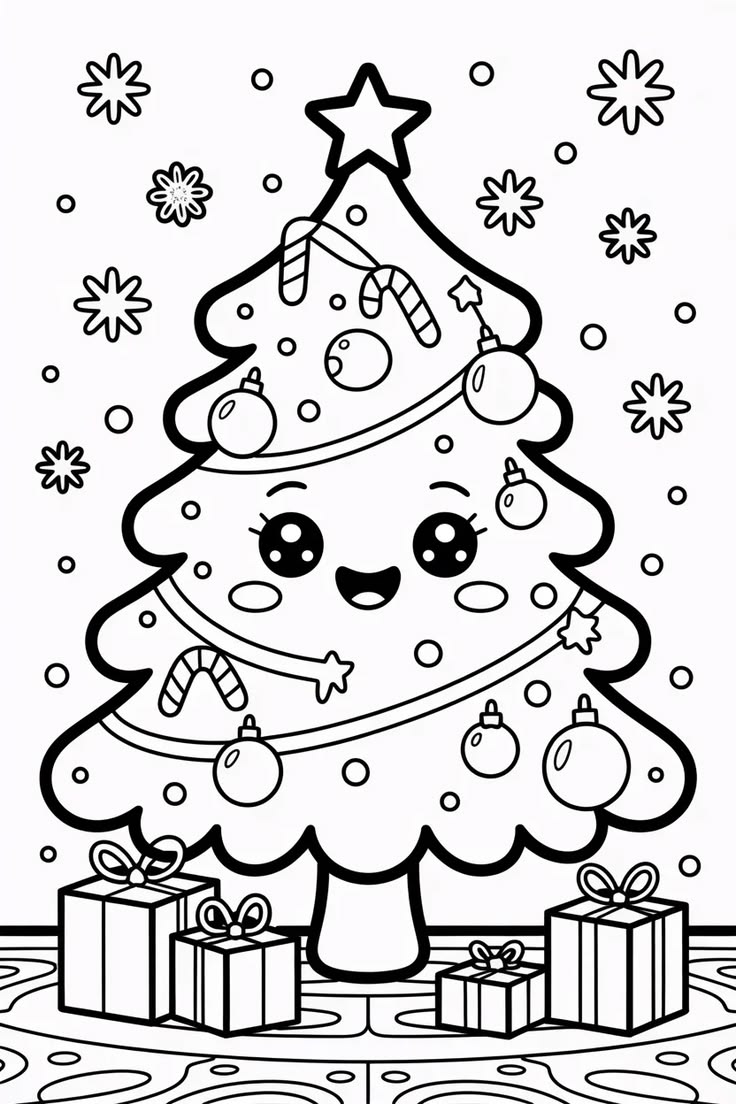 Discover Beautiful Christmas Tree Coloring Pages