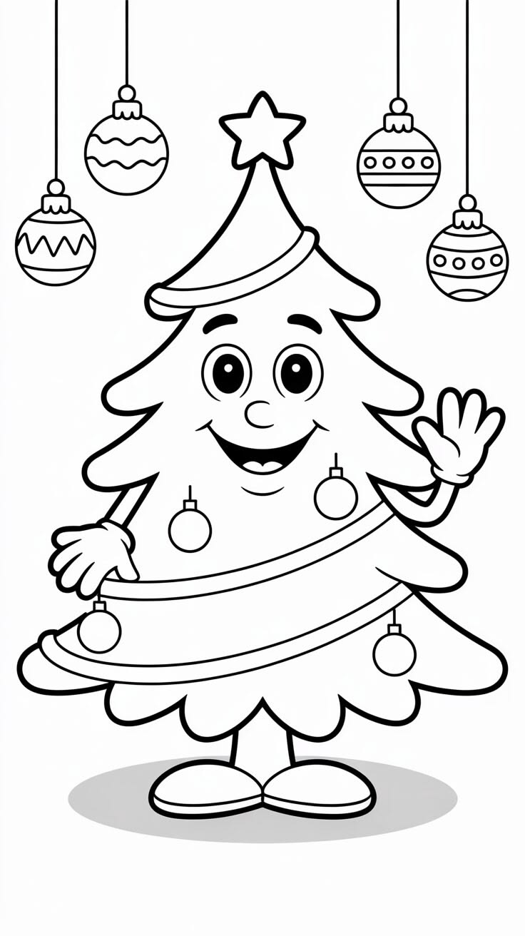 Download Gratis Kerstballen Om Coloring Pages