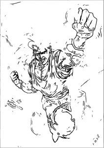 Goku We Coloring Pages