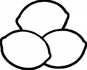 Lemon Coloring Pages