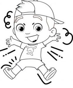 Luccas Neto Boy Joy Jump Coloring Pages