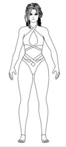 naomi girl beach woman coloring pages 131296
