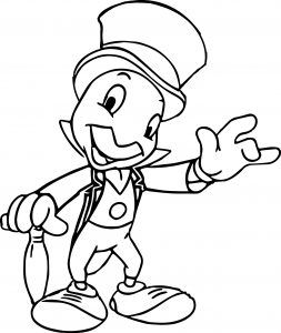 Pinocchio Jiminy Cricket 3 Coloring Coloring Pages